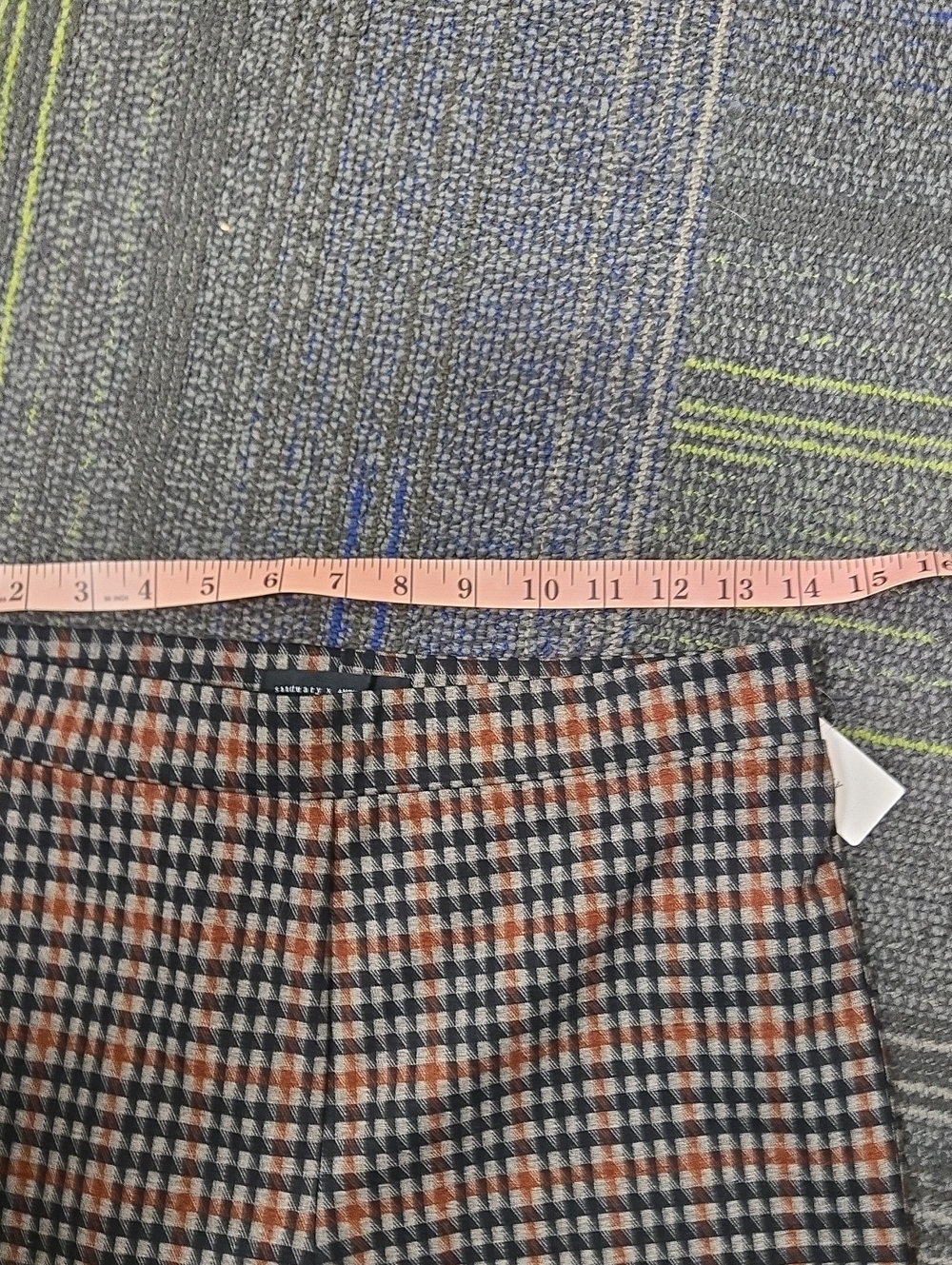 Sanctuary X Anthropologie-"Carnaby" Kick Crop Gordon Plaid Pants-Size Medium - Picture 6 of 12